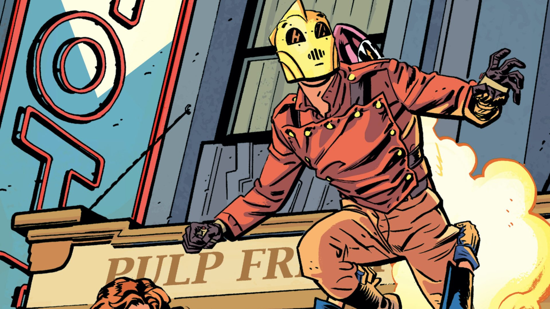 Download Comic Rocketeer/The Spirit: Pulp Friction HD Wallpaper