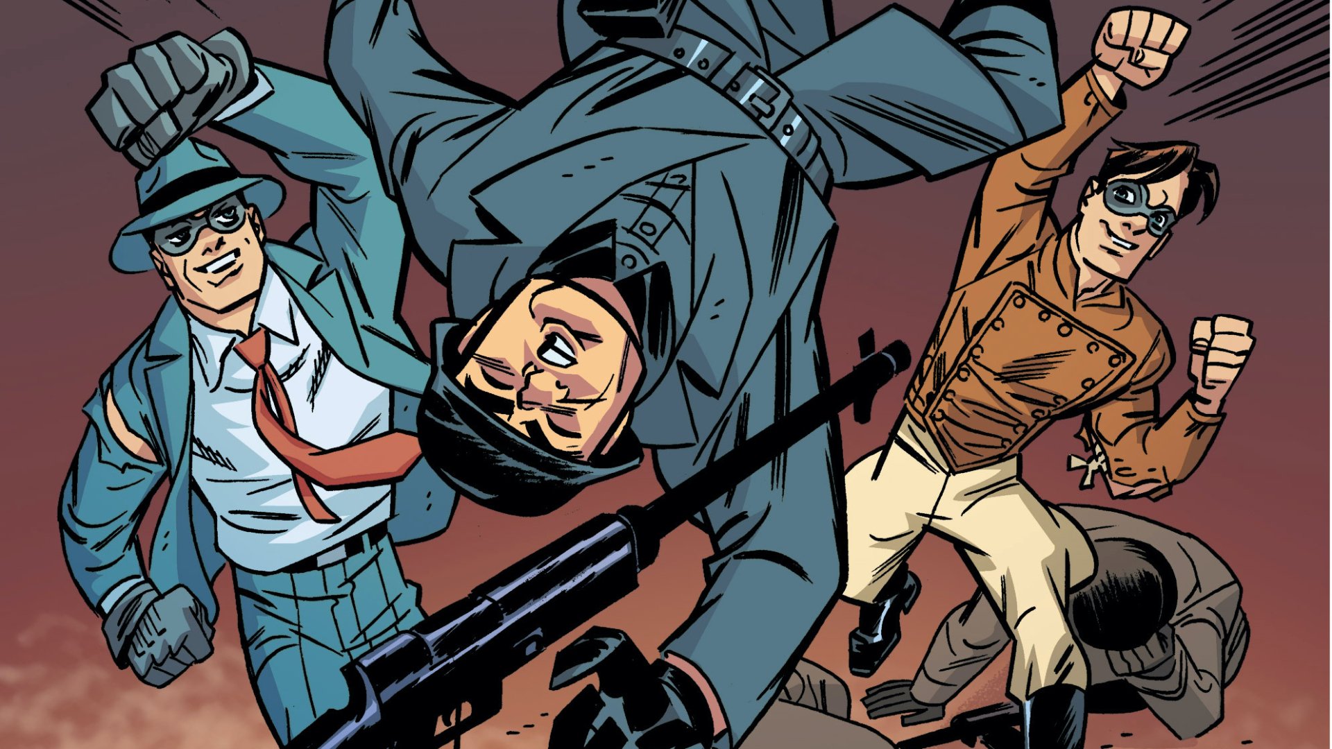 Download Comic Rocketeer/The Spirit: Pulp Friction HD Wallpaper