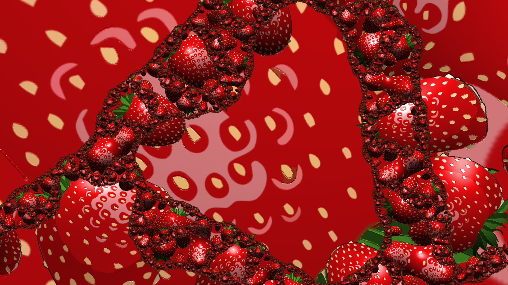 Trippy Psychedelic Fractal Wallpaper by Dr-Pen