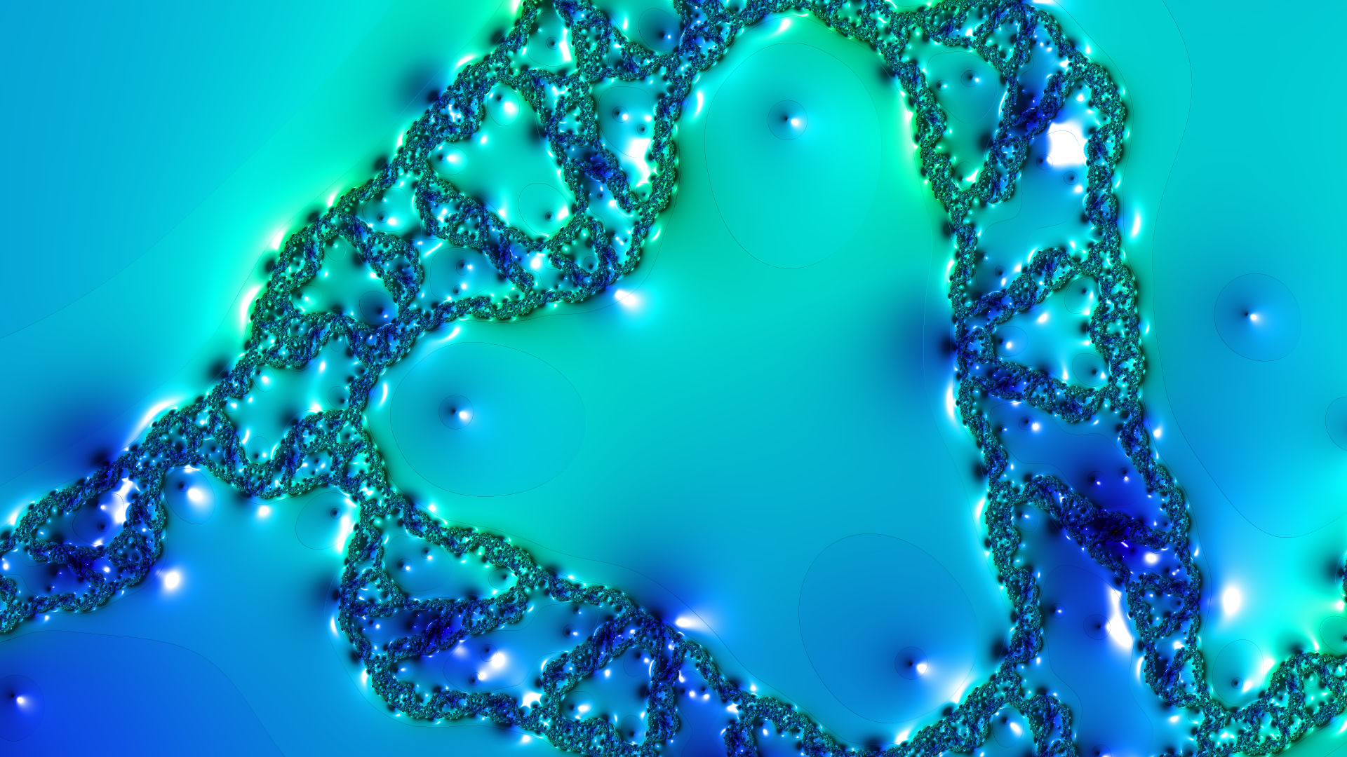 Trippy Psychedelic Fractal Wallpaper by Dr-Pen