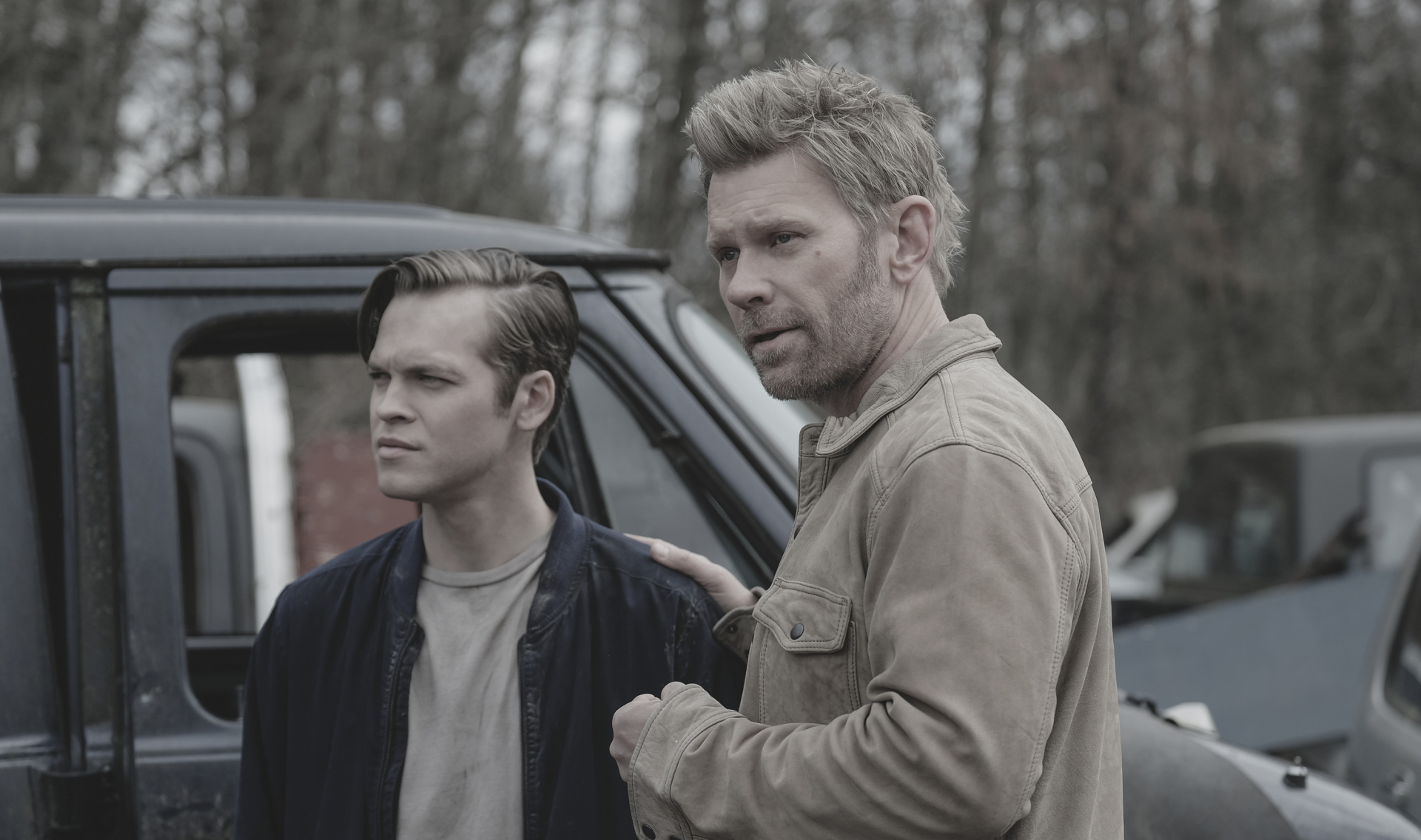 Download Mark Pellegrino Alexander Calvert Jack (Supernatural) Lucifer (Supernatural) TV Show Supernatural (TV Show) HD Wallpaper