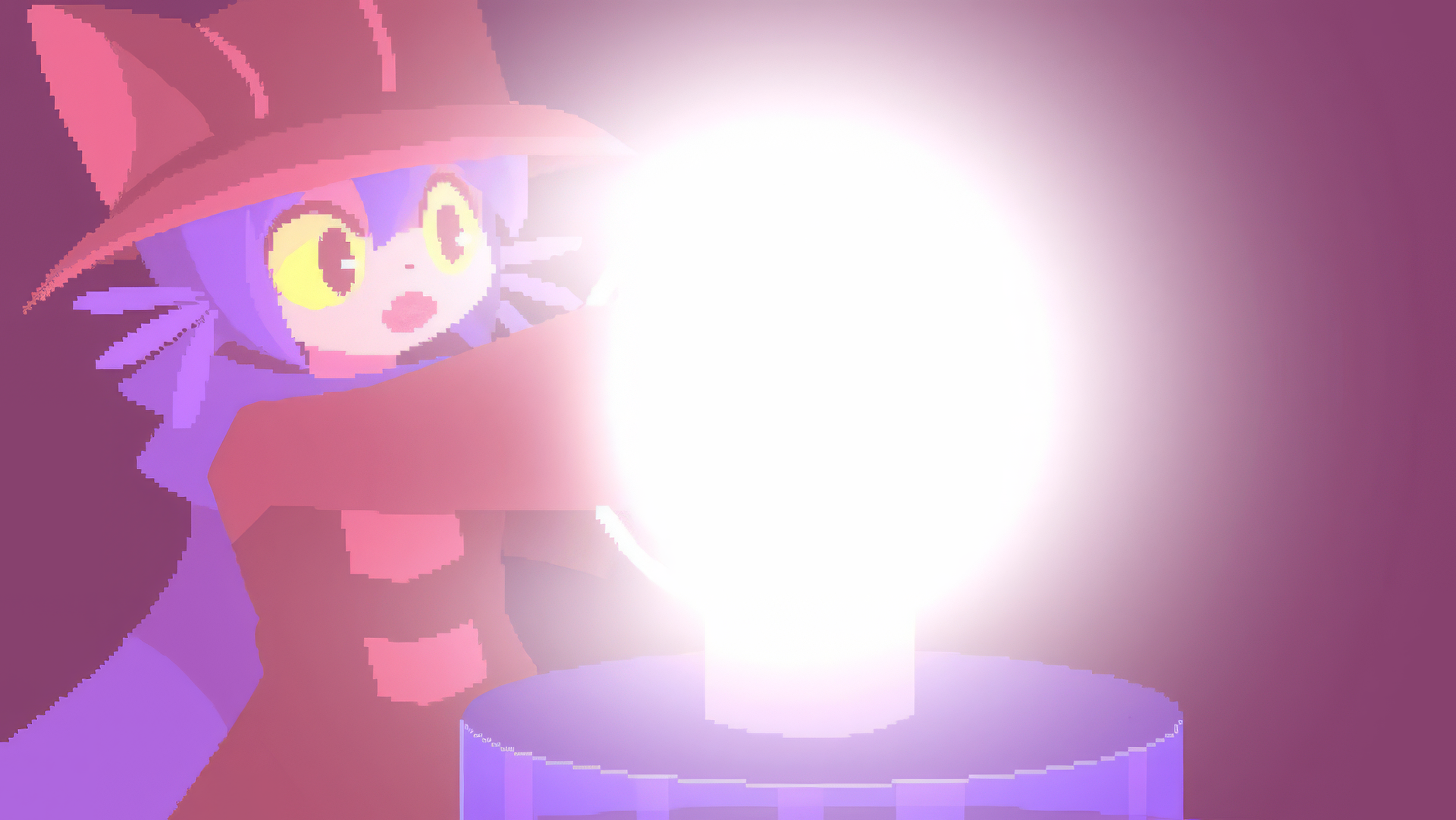 Vibrant HD wallpaper featuring Niko from the video game OneShot, captivated by a glowing light. A colorful and enchanting scene that captures the essence of the game.