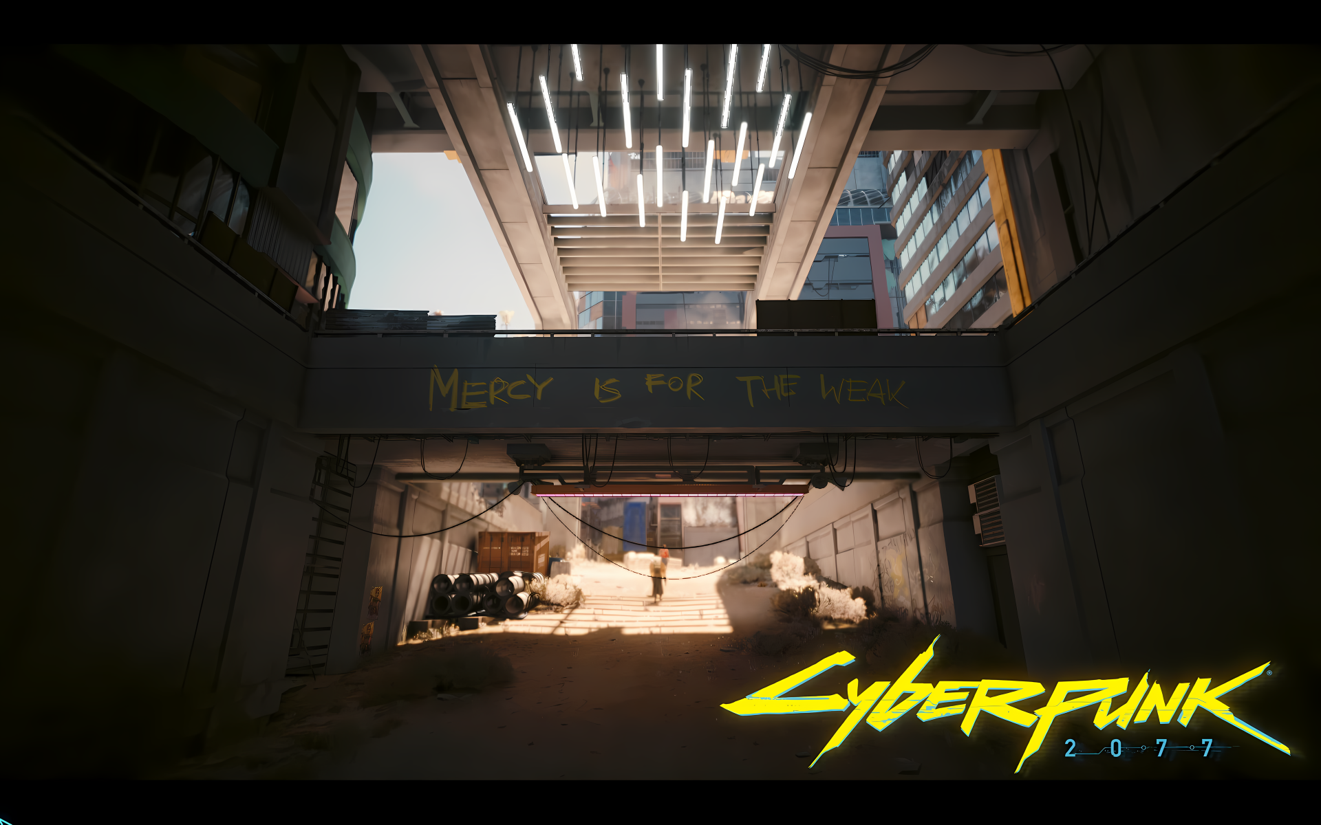 Download Cyberpunk 2077 Cyberpunk Cityscape Cyberpunk Cityscape 4k Ultra HD Wallpaper