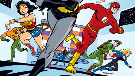 Comic Justice League HD Desktop Wallpaper | Background Image