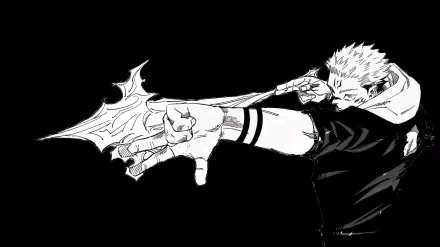 Sukuna (Jujutsu Kaisen) HD Desktop Wallpaper | Background Image