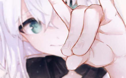 Shirakami Fubuki Anime Virtual Youtuber hololive girl anime girl HD Desktop Wallpaper | Background Image