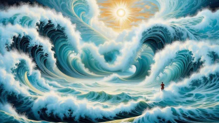  Psychedelic ocean