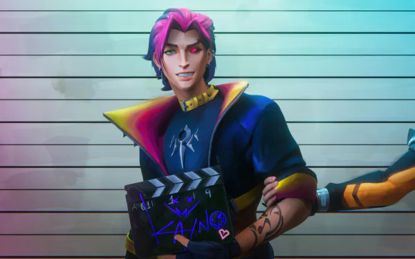 League of Legends' Kayn with Heartsteel theme as a vibrant HD desktop wallpaper and background.