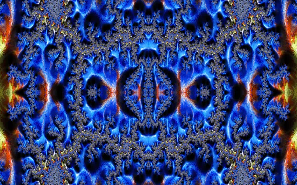  Trippy Psychedelic Fractal 4k Desktop Wallpaper