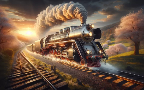 Steam Train Adventure: HD Wallpaper