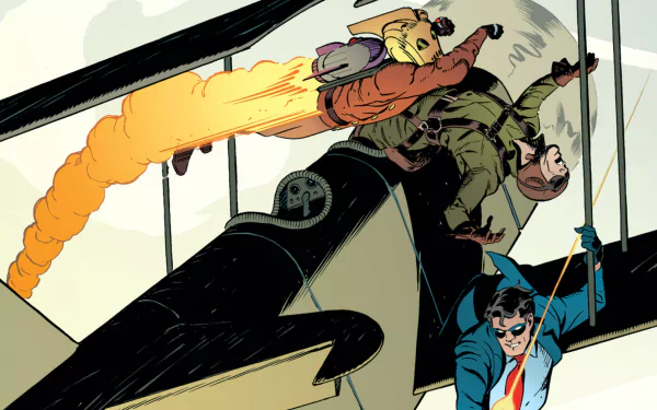 Comic Rocketeer/The Spirit: Pulp Friction HD Desktop Wallpaper | Background Image