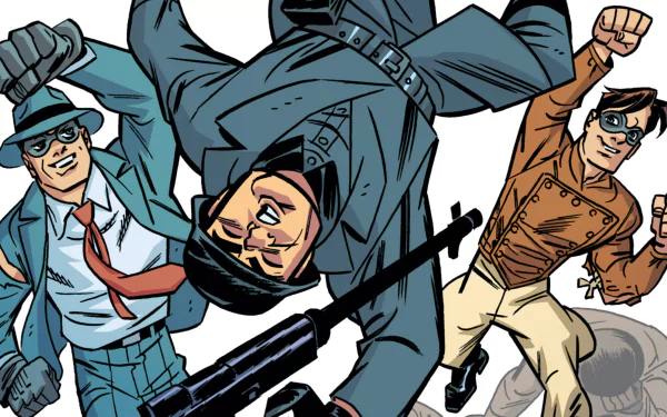 Comic Rocketeer/The Spirit: Pulp Friction HD Desktop Wallpaper | Background Image