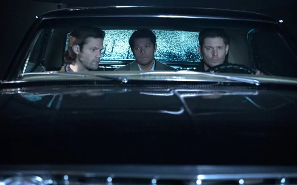 Jensen Ackles Jared Padalecki Misha Collins Sam Winchester Dean Winchester TV Show Supernatural (TV Show) HD Desktop Wallpaper | Background Image