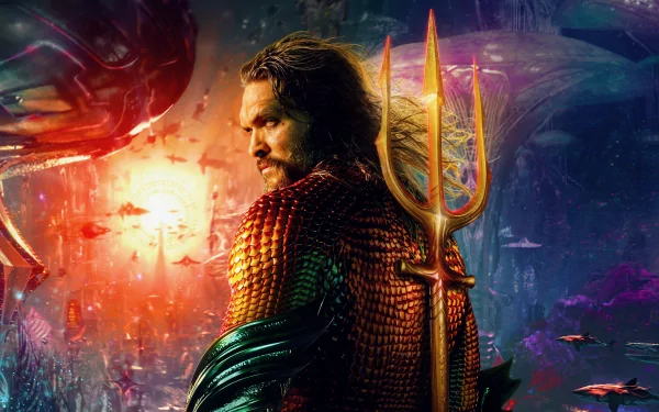 movie Aquaman and The Lost Kingdom HD Desktop Wallpaper | Background Image