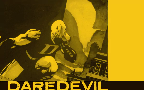 Comic Daredevil: Yellow HD Desktop Wallpaper | Background Image