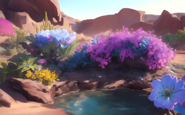  Desert oasis
