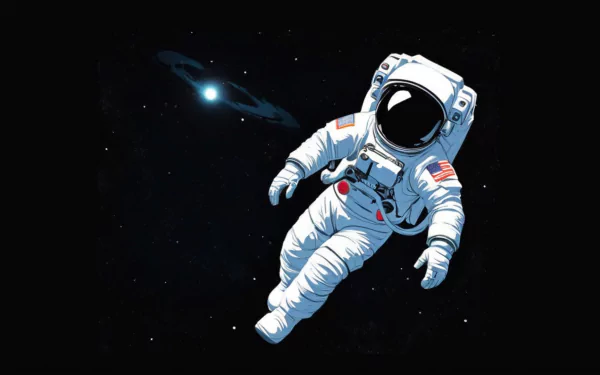  Astronaut in Space