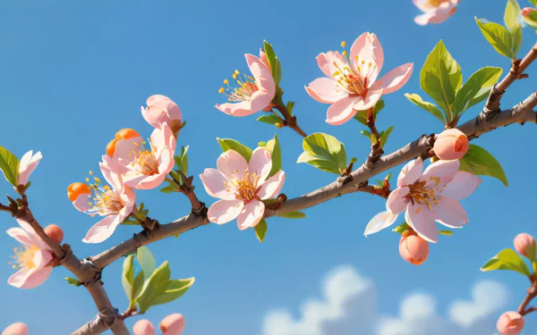  Blossoming Apricot Macro