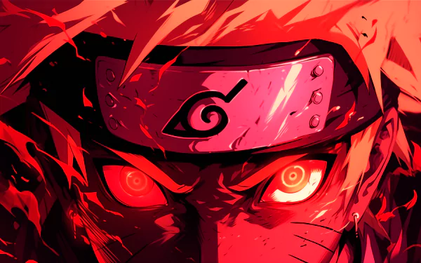 HD wallpaper of Naruto Uzumaki from Anime Naruto with a stylized phonk aesthetic.