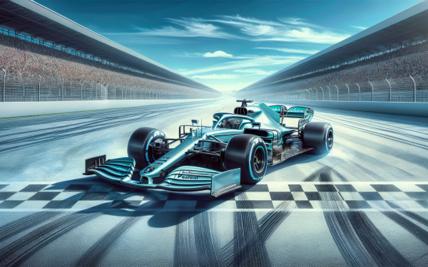 HD Formula 1 racing car on track desktop wallpaper and background.