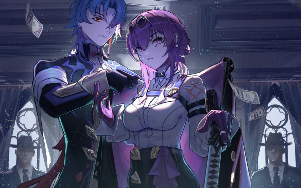 Honkai: Star Rail Blade (Honkai: Star Rail) Kafka (Honkai: Star Rail) HD Desktop Wallpaper | Background Image