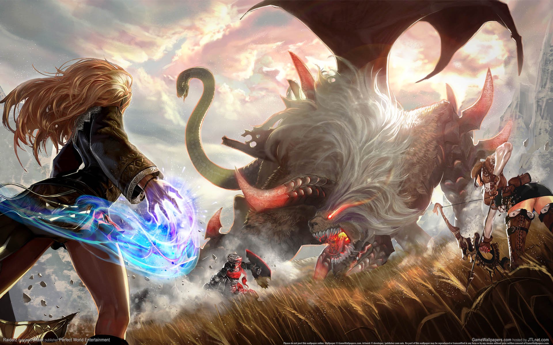 Download Knight Video Game Raiderz HD Wallpaper
