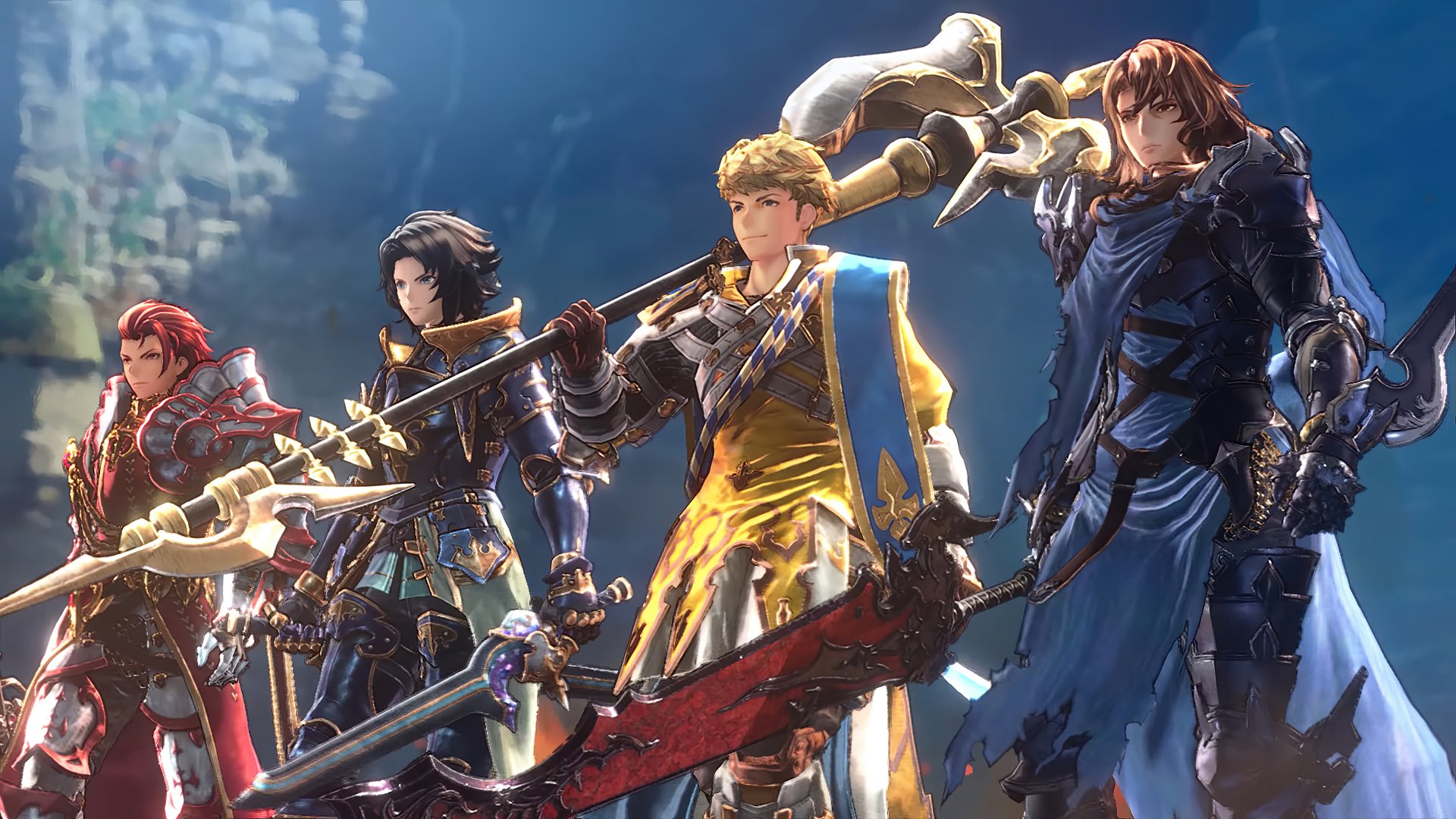 HD desktop wallpaper of Granblue Fantasy: Relink characters ready for adventure.