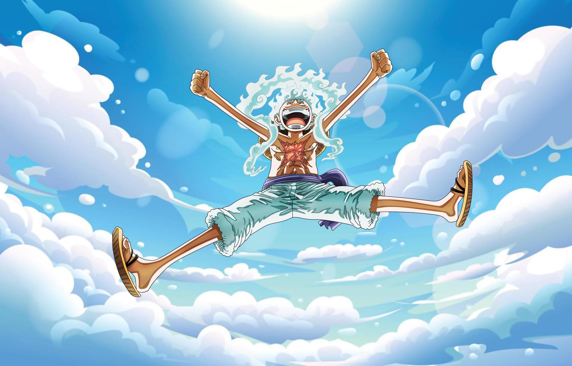 Download Anime One Piece Monkey D. Luffy Gear 5 (One Piece) 4k Ultra HD