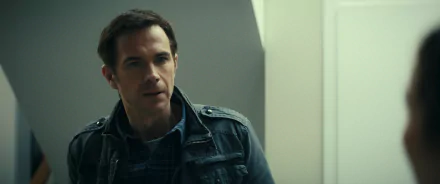 HD wallpaper of James D'Arcy from the 2024 TV show Constellation.