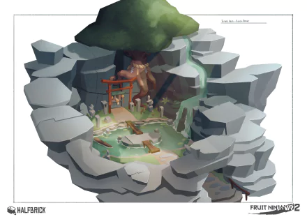 video game Fruit Ninja VR 2 HD Desktop Wallpaper | Background Image