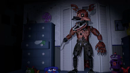 Nightmare Foxy (Five Nights at Freddy's) video game Five Nights at Freddy's 4 Five Nights at Freddy's HD Desktop Wallpaper | Background Image