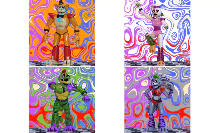 Glamrock Freddy (Five Nights at Freddy's) Roxanne Wolf (Five Nights at Freddy's) video game Five Nights at Freddy's: Security Breach Five Nights at Freddy's HD Desktop Wallpaper | Background Image