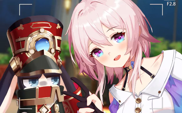 Honkai: Star Rail March 7th (Honkai: Star Rail) Pom-Pom (Honkai: Star Rail) HD Desktop Wallpaper | Background Image