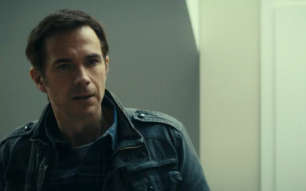 HD wallpaper of James D'Arcy from the 2024 TV show Constellation.