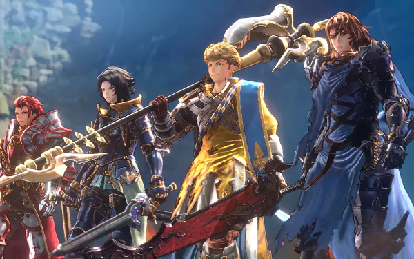 HD desktop wallpaper of Granblue Fantasy: Relink characters ready for adventure.