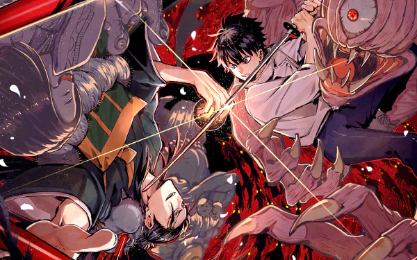 Suguru Geto Yuta Okkotsu Jujutsu Kaisen HD Desktop Wallpaper | Background Image