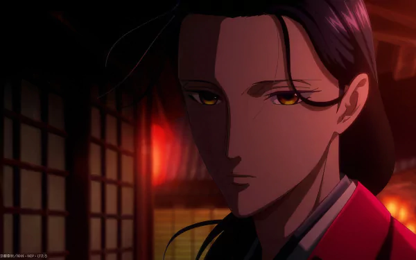 Anime character from YATAGARASU: The Raven with intense gaze HD desktop wallpaper.