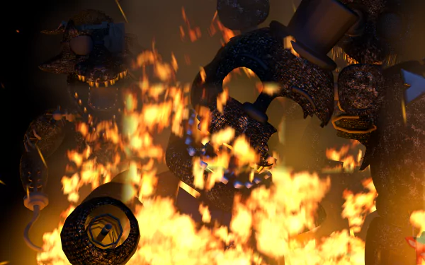 video game The Joy Of Creation Five Nights at Freddy's HD Desktop Wallpaper | Background Image