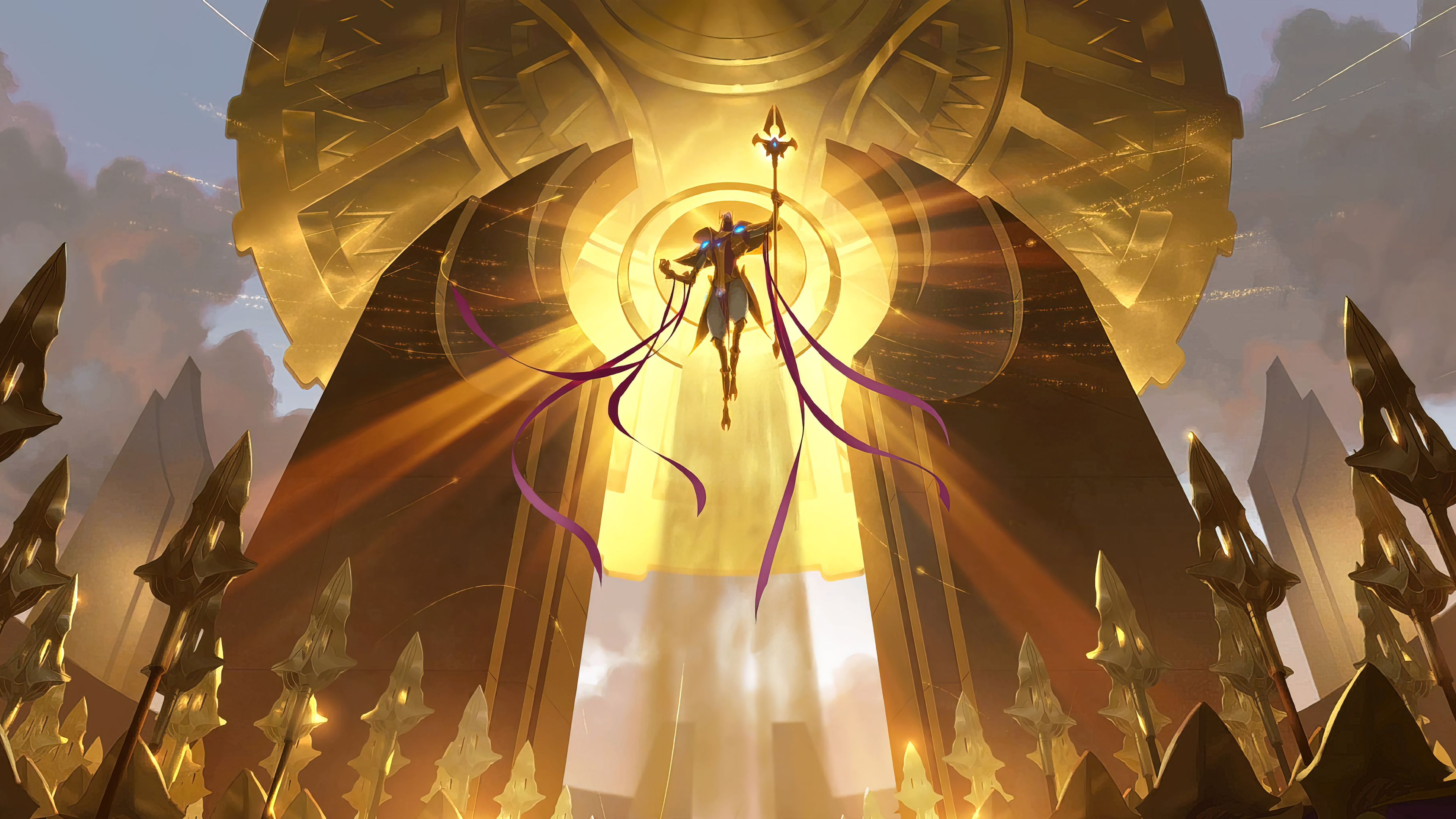 4K Ultra HD Azir Epic Ascension Wallpaper - Legends of Runeterra