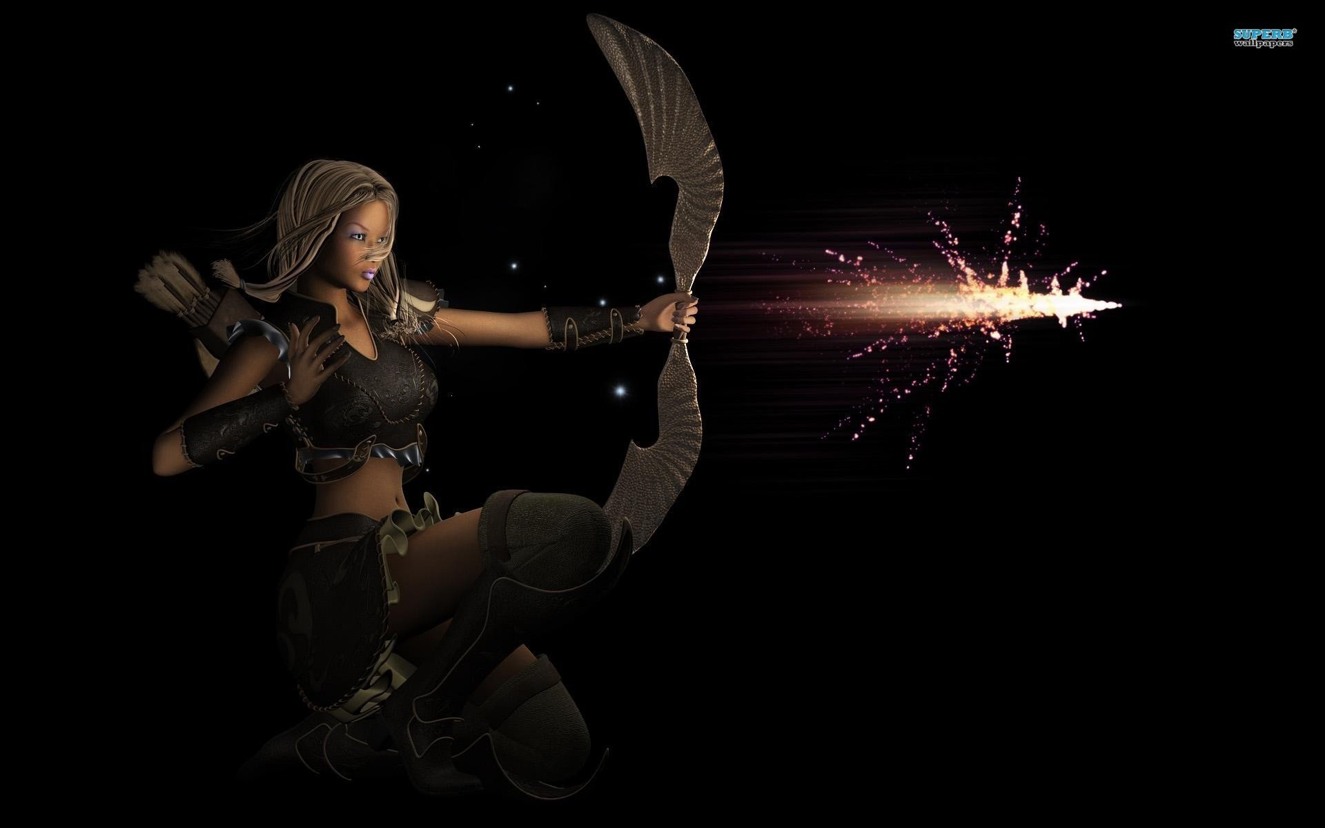 Download Fantasy Archer HD Wallpaper