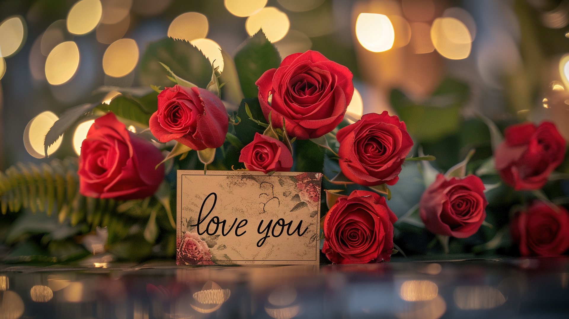 A bouquet of red roses representing love by Samantha999