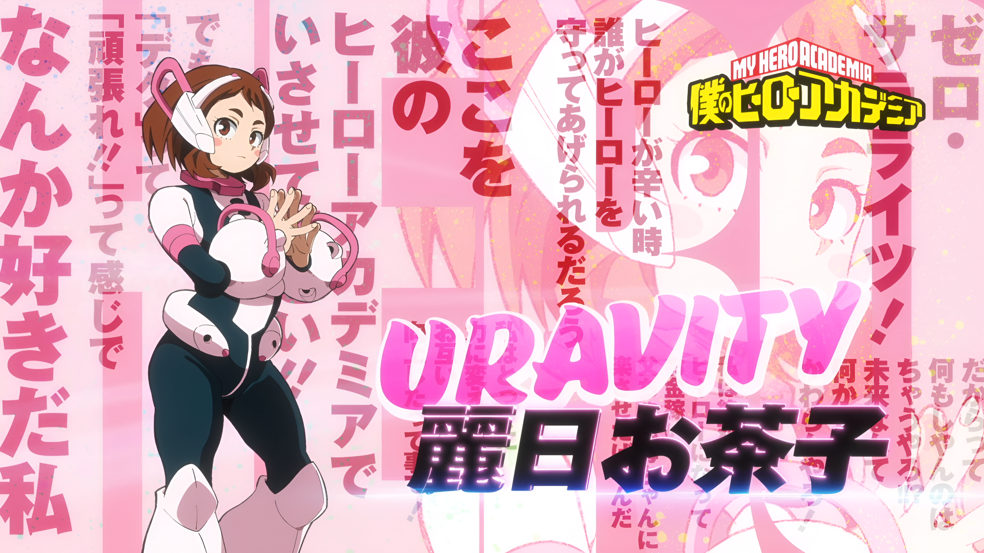 Download Anime My Hero Academia Uravity (My Hero Academia) Ochaco Uraraka 4k Ultra HD Wallpaper