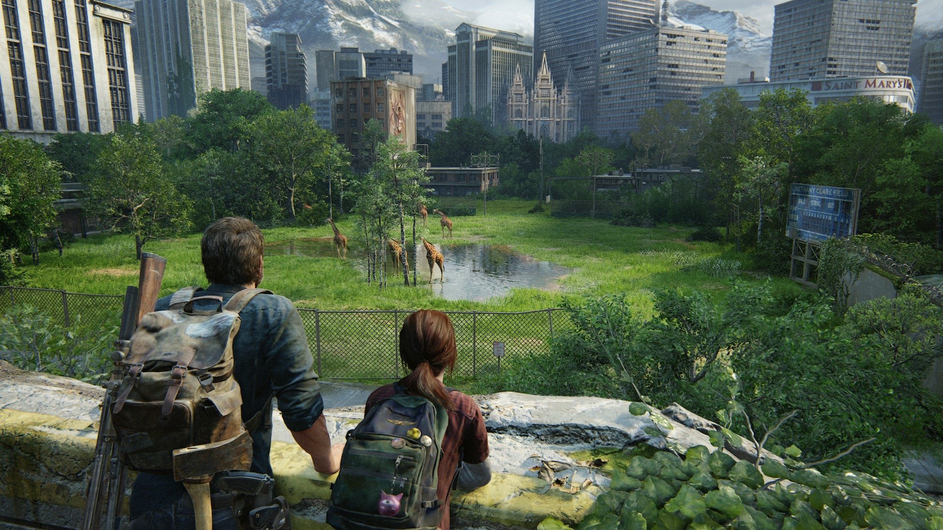 Download The Last Of Us Part I Zoo Ellie (The Last Of Us) Joel (The Last Of  Us) Video Game HD Wallpaper