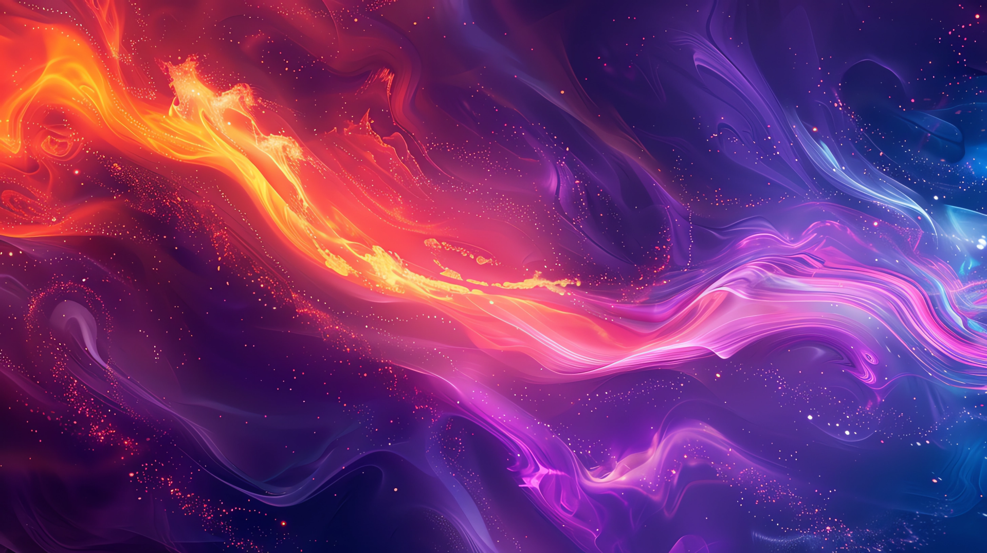 Abstract fluid glow 3 by michaldunaj