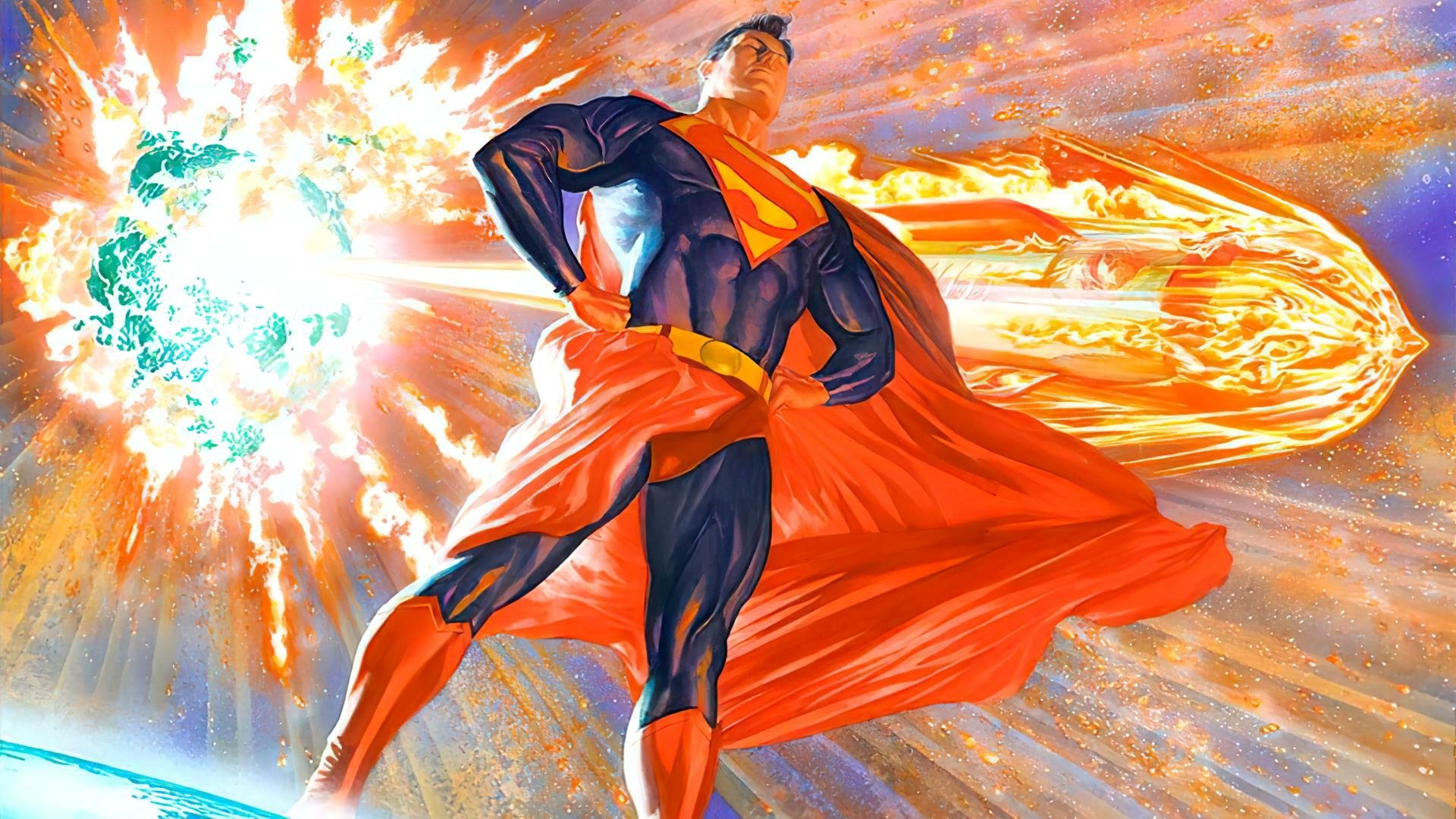 Download Superman Alex Ross DC Comics HD Wallpaper