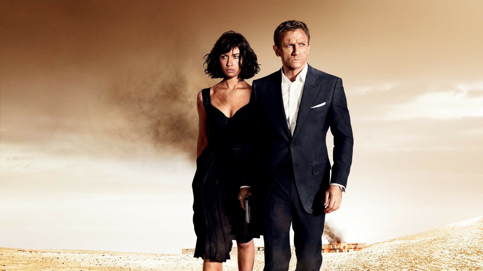 Download 007 Quantum Of Solace Daniel Craig Olga Kurylenko James Bond HD Wallpaper