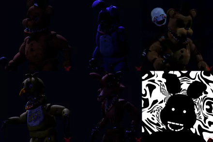 Golden Freddy (Five Nights At Freddy's) Withered Freddy (Five Nights at Freddy's) video game Five Nights At Freddy's 2 Five Nights at Freddy's HD Desktop Wallpaper | Background Image