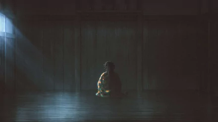  Demon Slayer: Hashira Training Arc | Giyu sitting alone