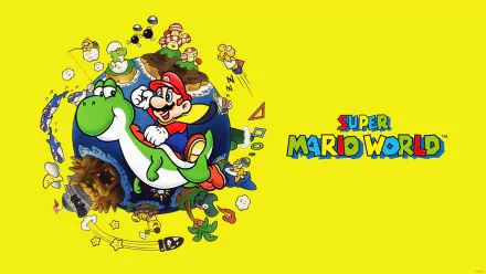Super Mario World HD Desktop Wallpaper | Background Image