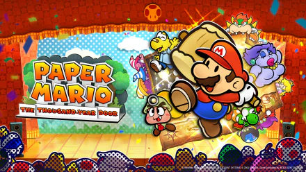 Paper Mario: The Thousand-Year Door (2024) HD Desktop Wallpaper | Background Image